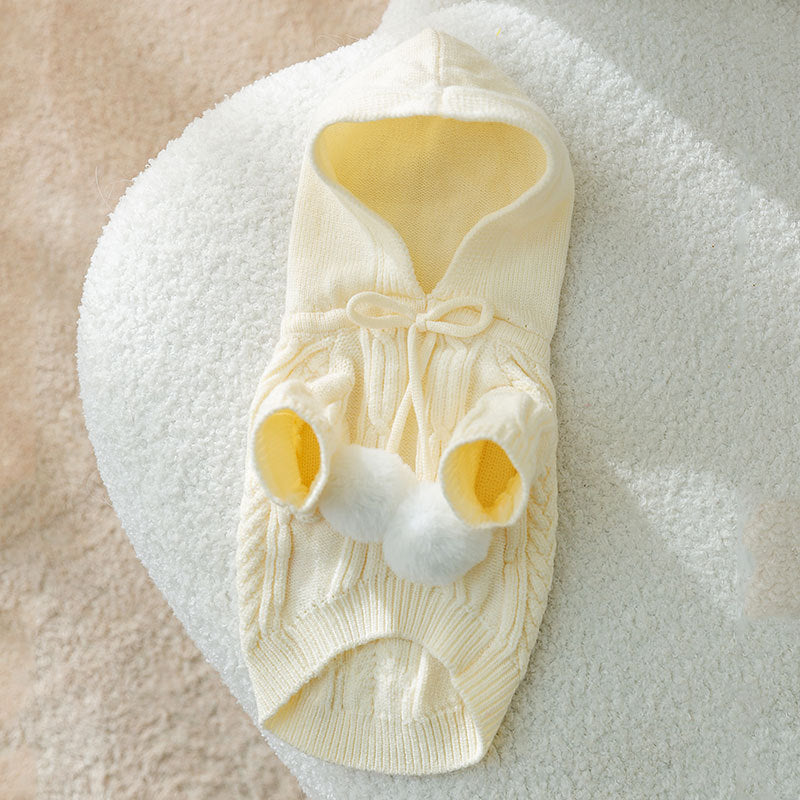 Cat Fur Ball Sweater Pet Clothes side view