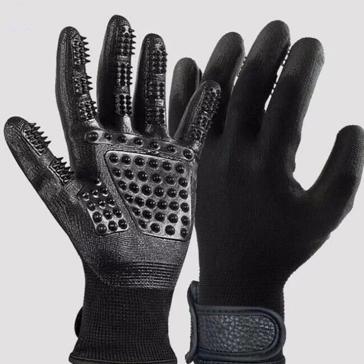 Pet Hair Grooming Gloves