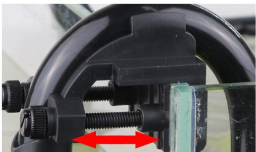 Fish Tank Filter Barrel Water Rain Shower Pipe installed in aquarium