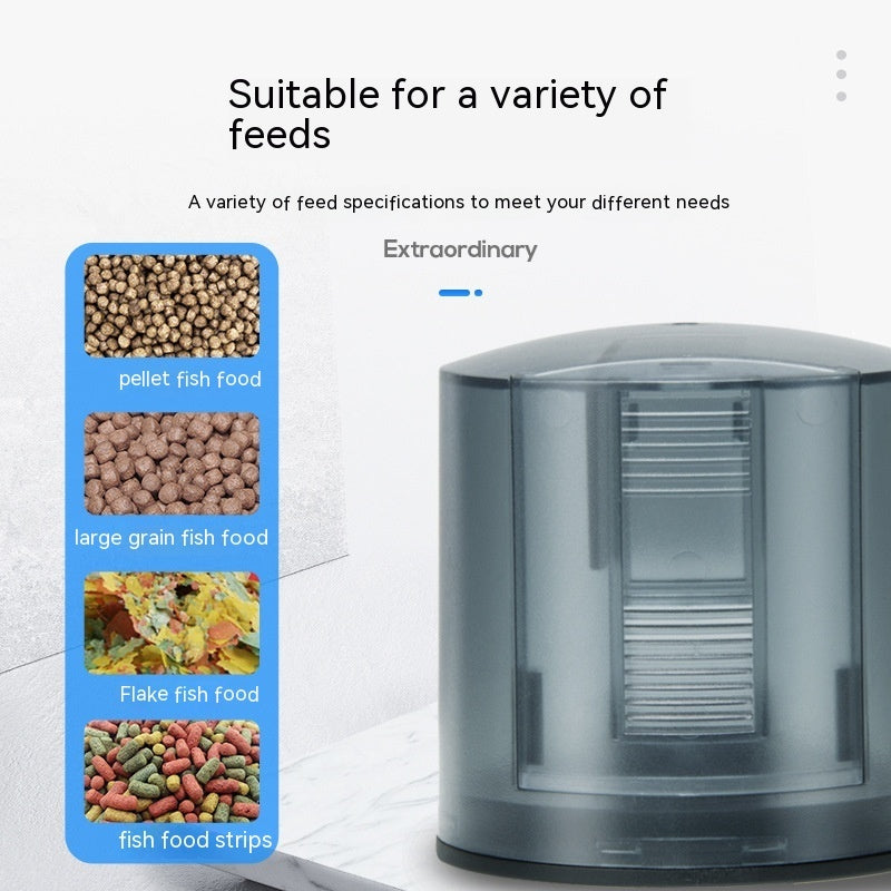  Feeder Fish Tank Intelligent Timing installed in aquarium