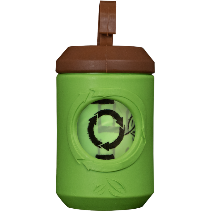 beyondGREEN Dog Poop Bag Leash Dispenser – Clip-On Holder Fits Standard Rolls – Durable & Portable