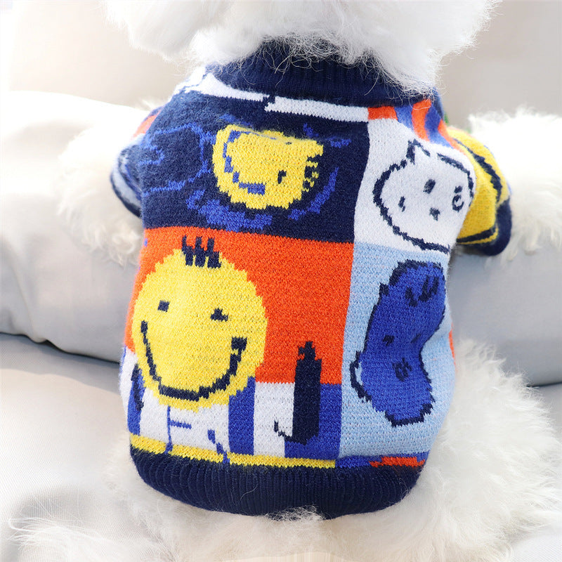 Schnauzer dog clothes in colorful design, perfect for keeping your furry friend stylish and warm.