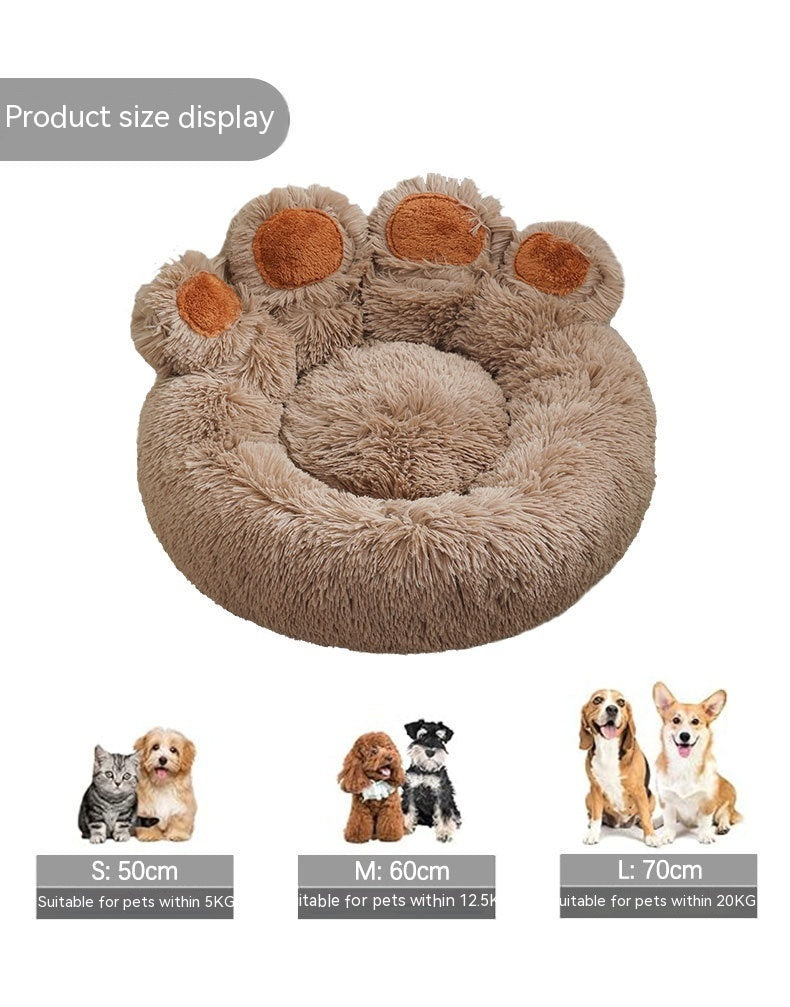 Plush Winter Warm Hand-shaped Brush Bed