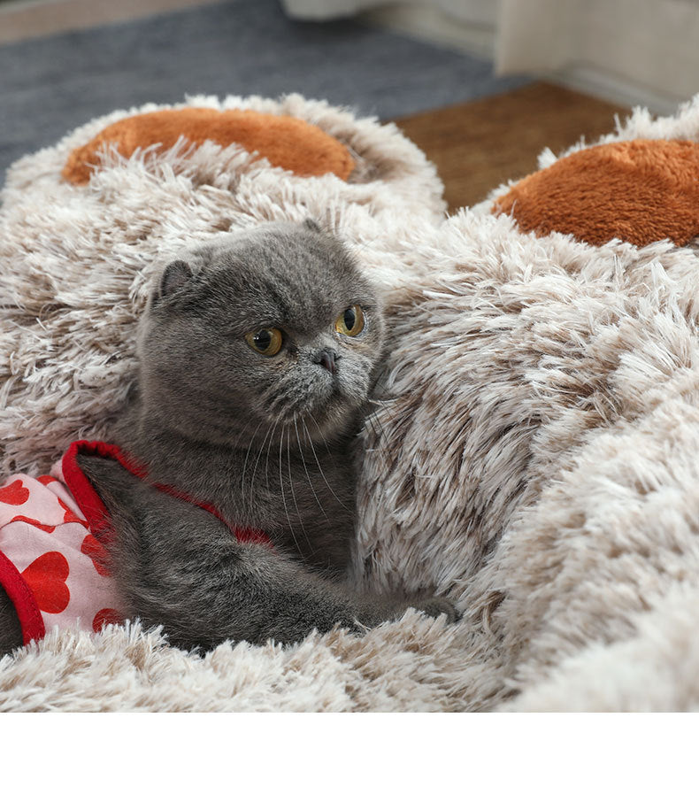 Plush Winter Warm Hand-shaped Brush Bed