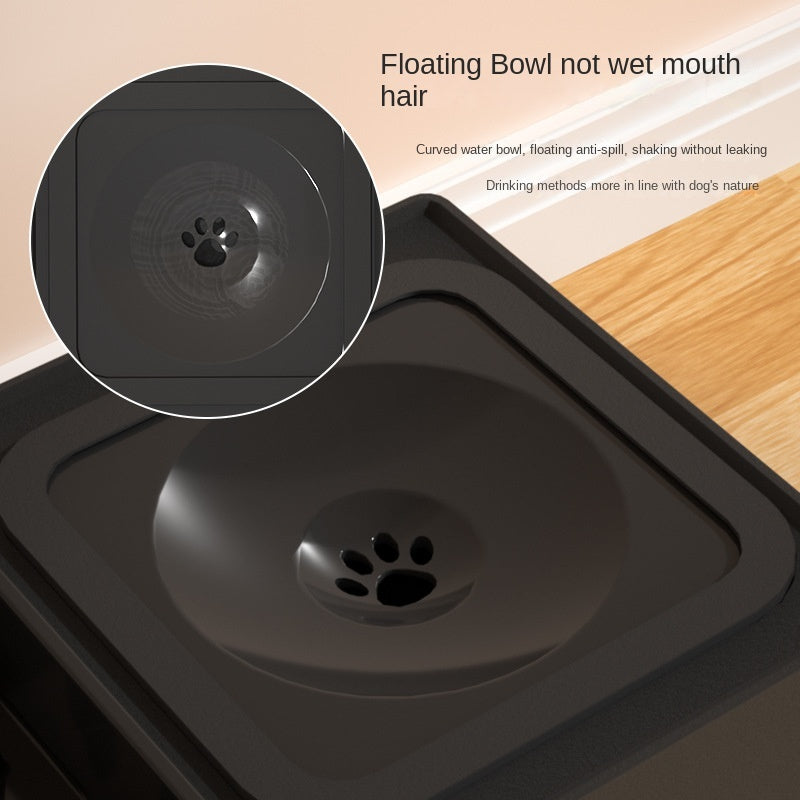 Dog Double Bowls Stainless Feeding Stand