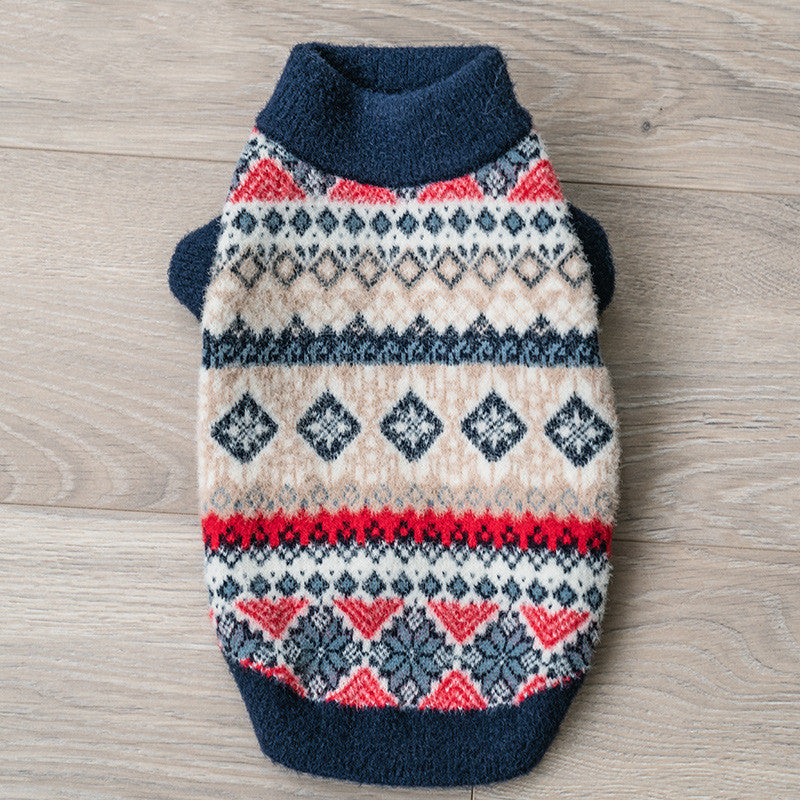 Creative Pattern Velvet Teddy Clothes on small pet