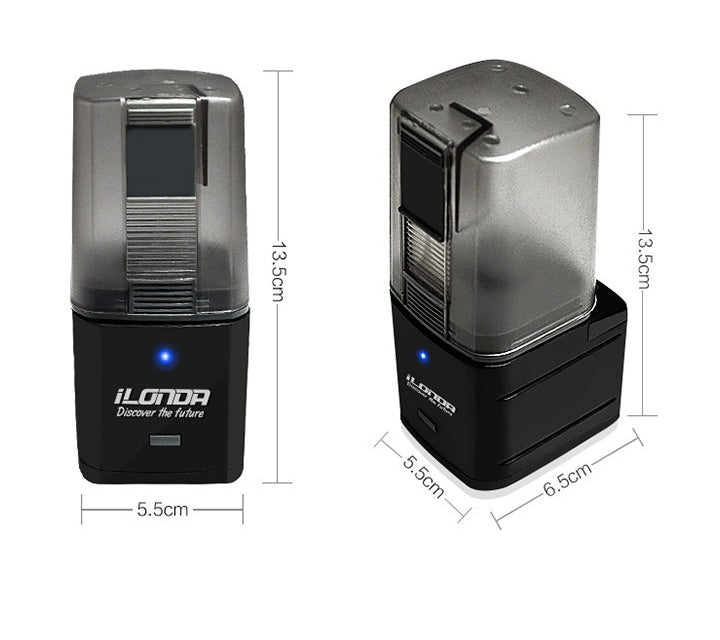 Automatic Fish Tank Goldfish Koi Feeder with dimensions 13.5cm height, designed for precise fish feeding.