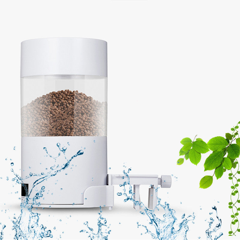 Aquarium Tank Automatic Fish Feeder compact design