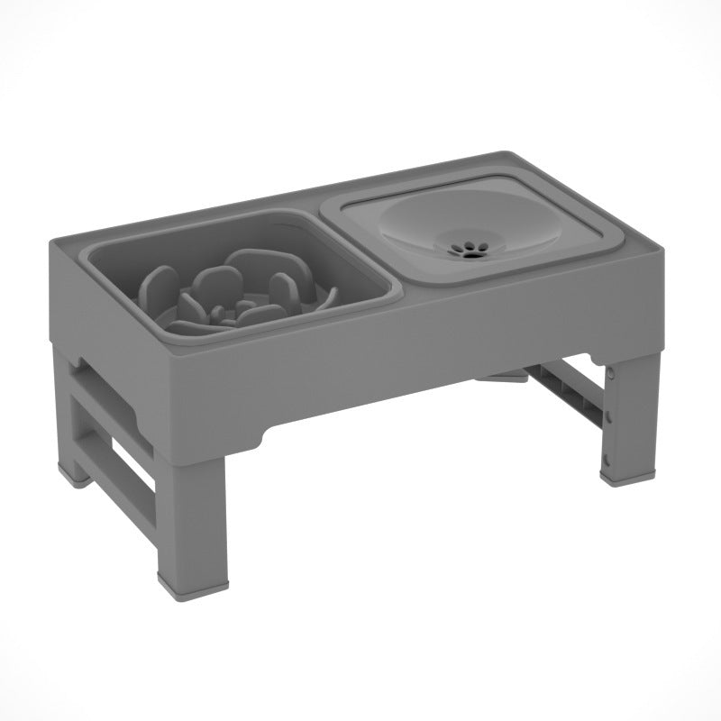 Dog Double Bowls Stainless Feeding Stand