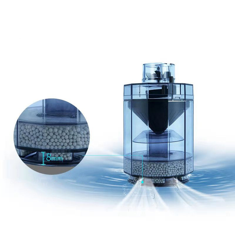 Fish Tank Pneumatic Suction Toilet front view