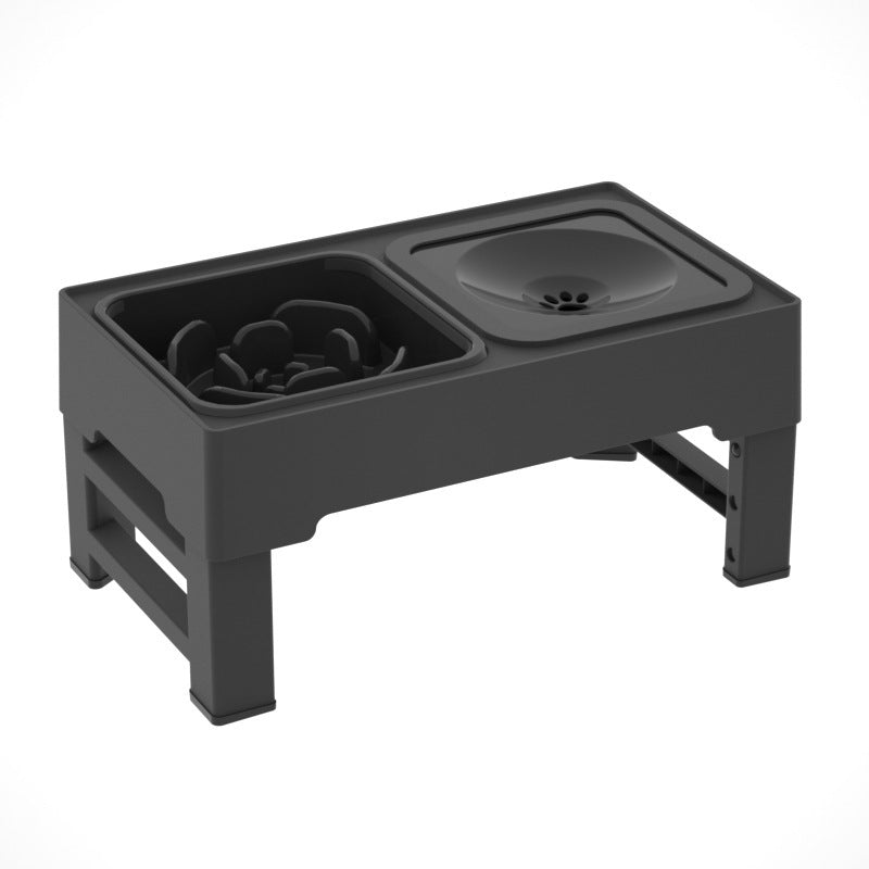 Dog Double Bowls Stainless Feeding Stand