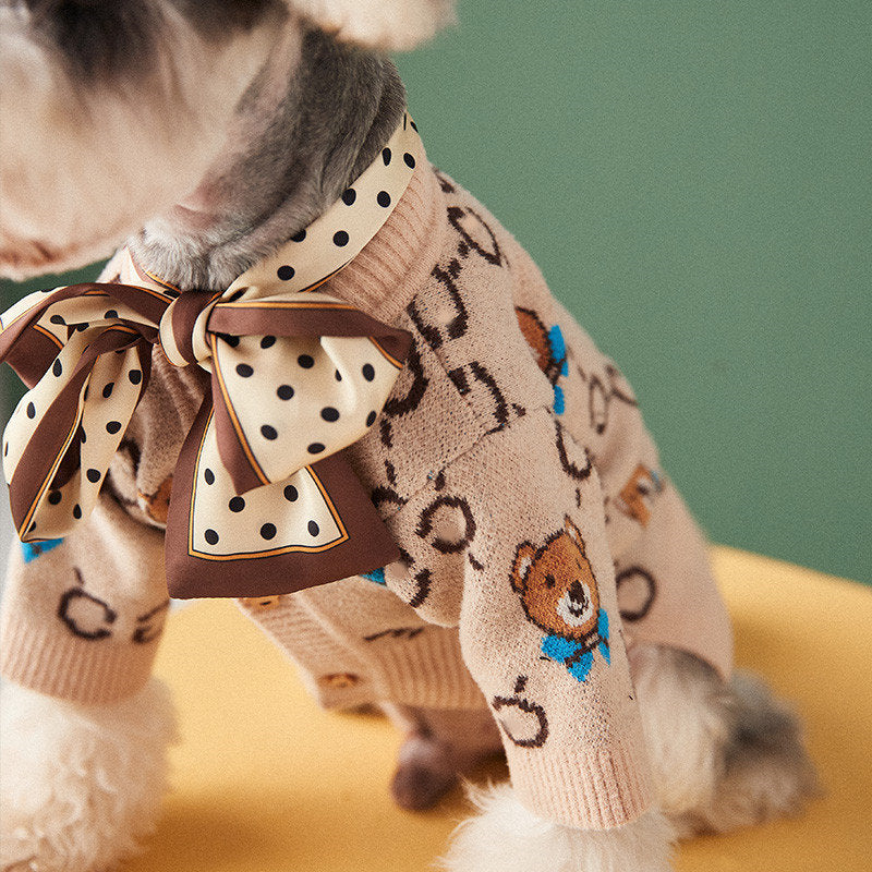 Pet Teddy Schnauzer Sweater