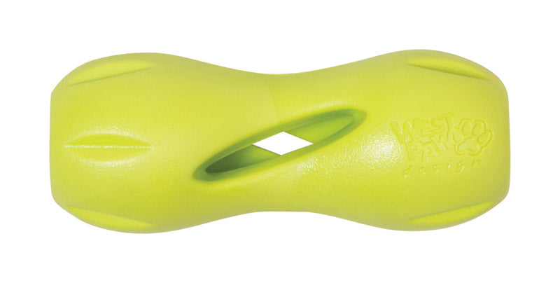 West Paw 8000383 Zogoflex Green Qwizl Synthetic Rubber Dog Treat Toy