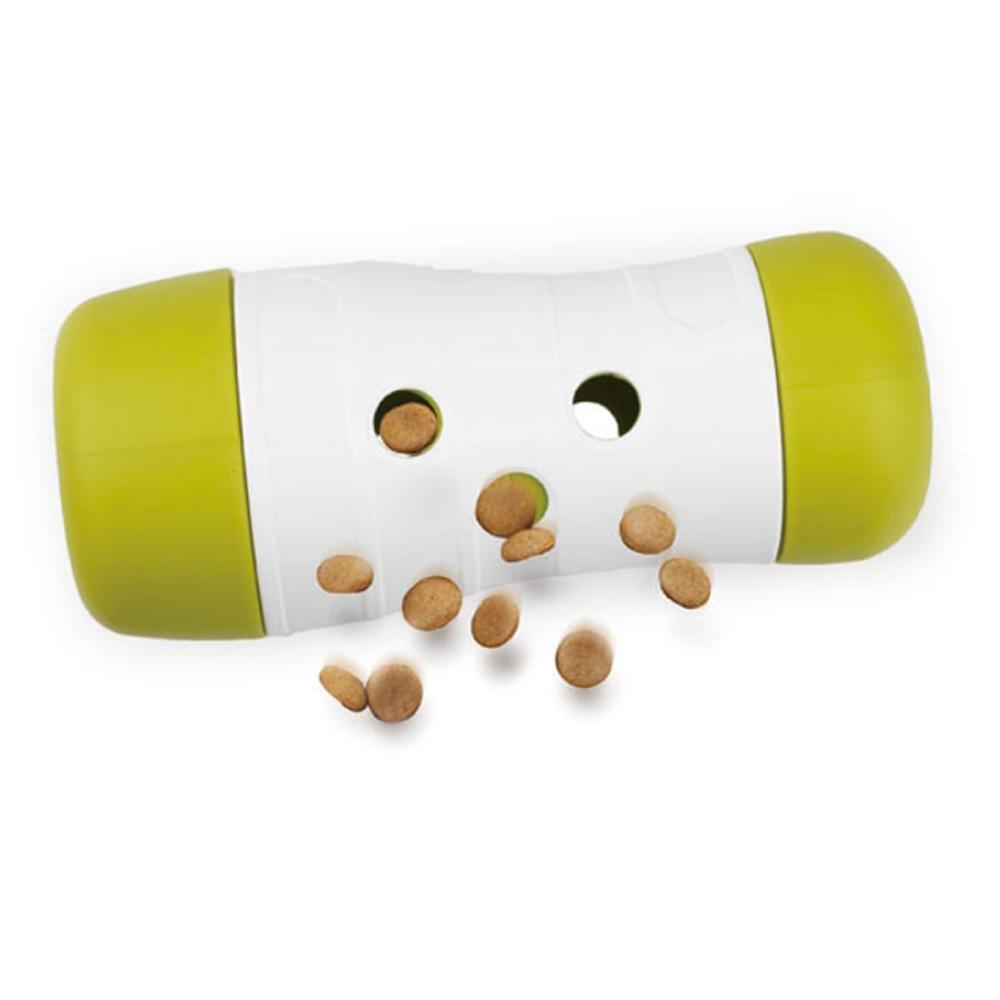 dog treat dispenser toy releasing kibble slow feeding solution