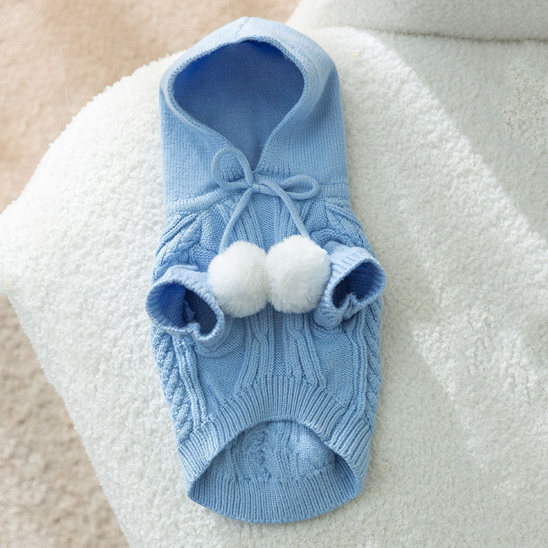 Cat Fur Ball Sweater Pet Clothes fashionable look