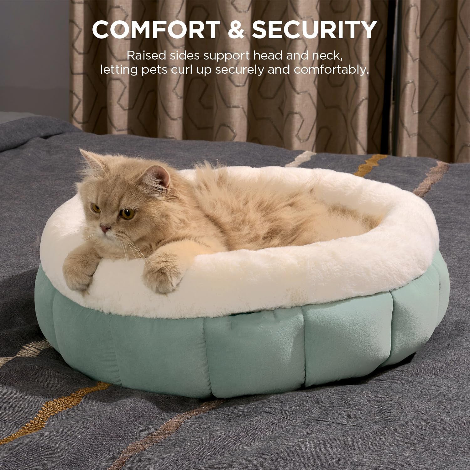 Round Washable Pet Bed