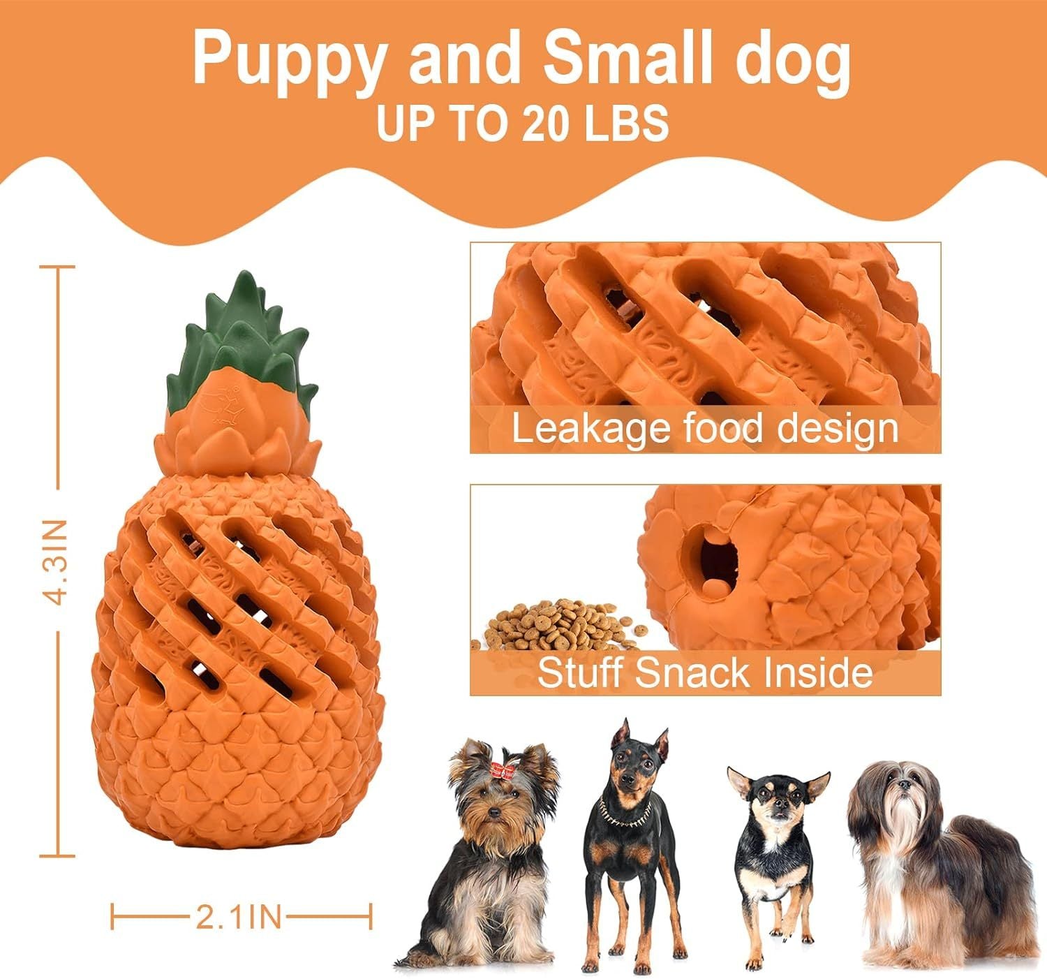 Dog Pineapple Chew Toys
