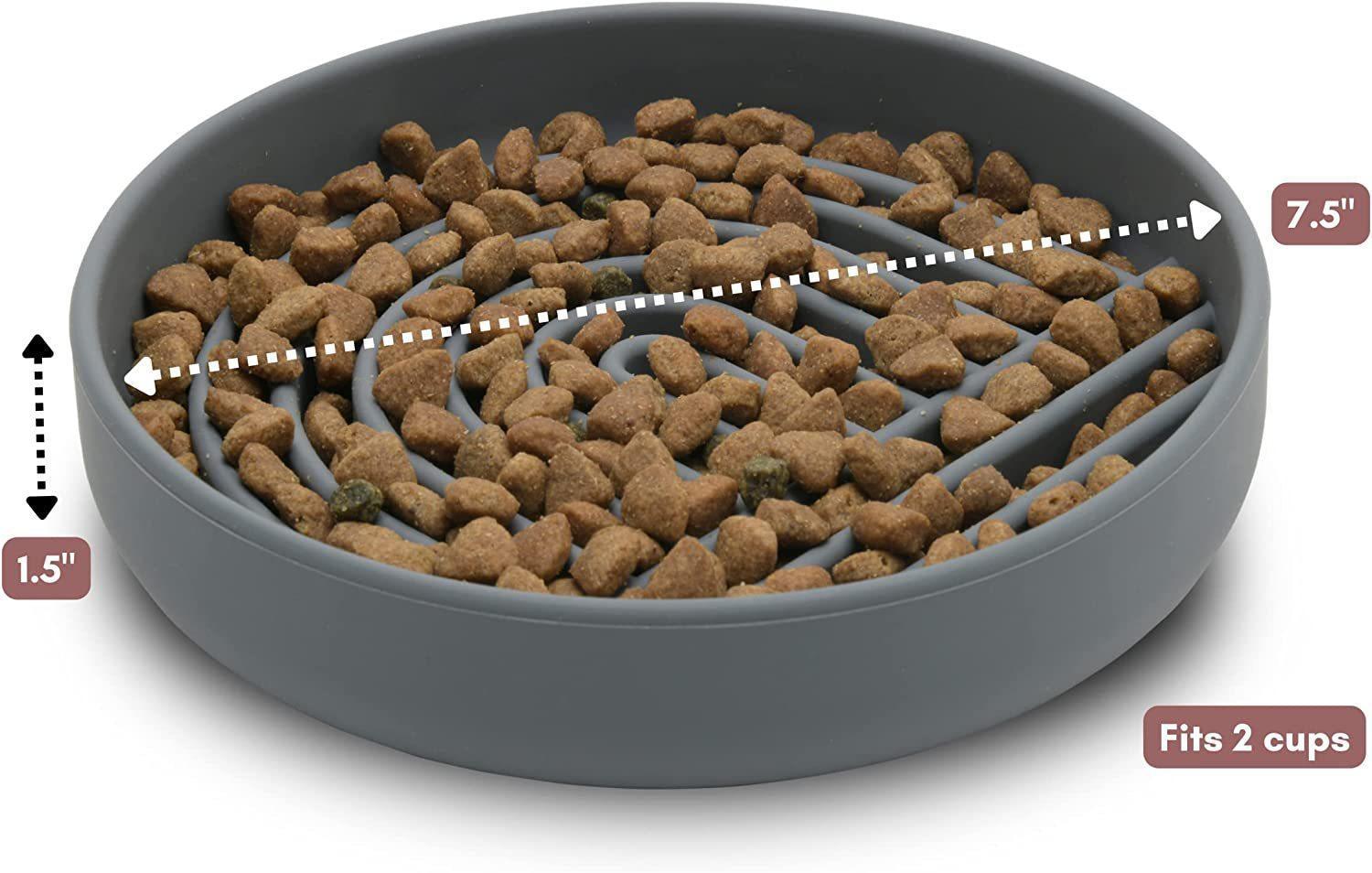 Pet Fashion Simple Slow Feeding Bowl