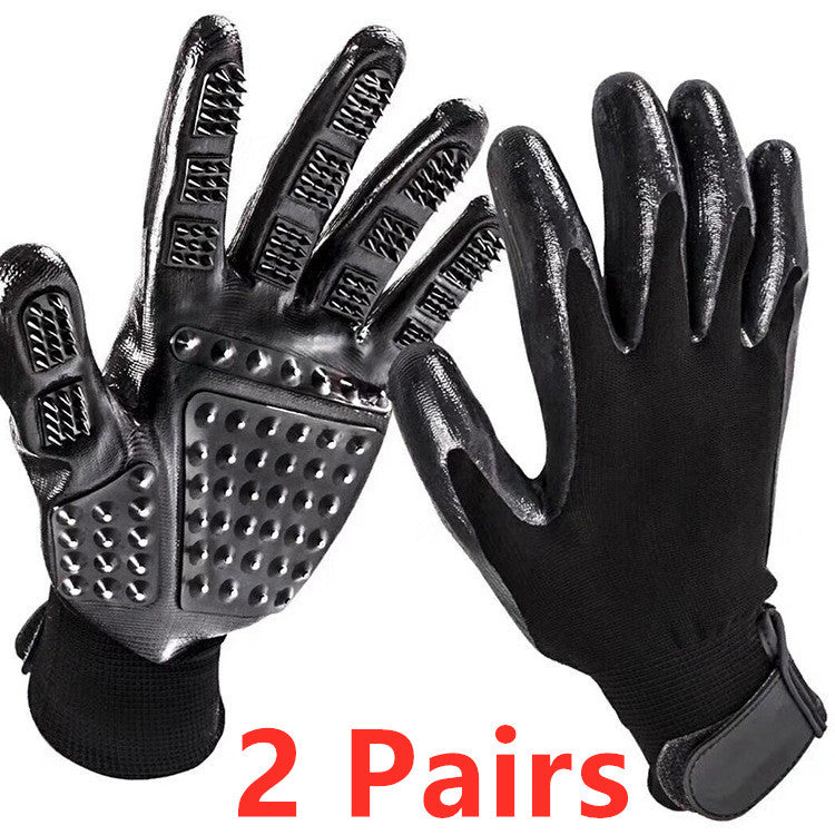 Pet Hair Grooming Gloves