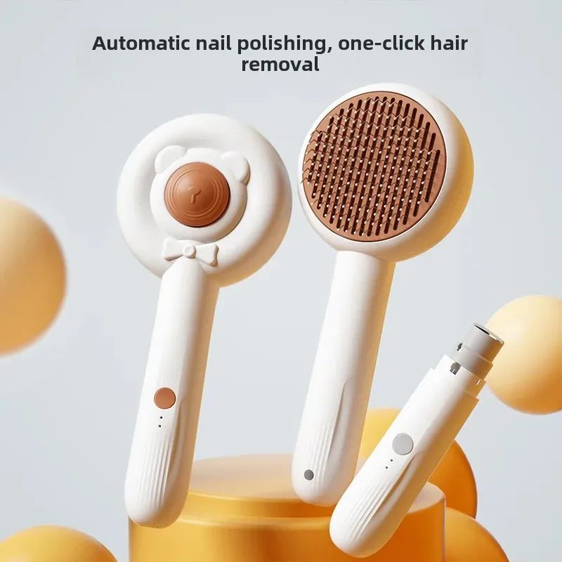 Two-In-One Pet Nail And Hair Trimmer Comb