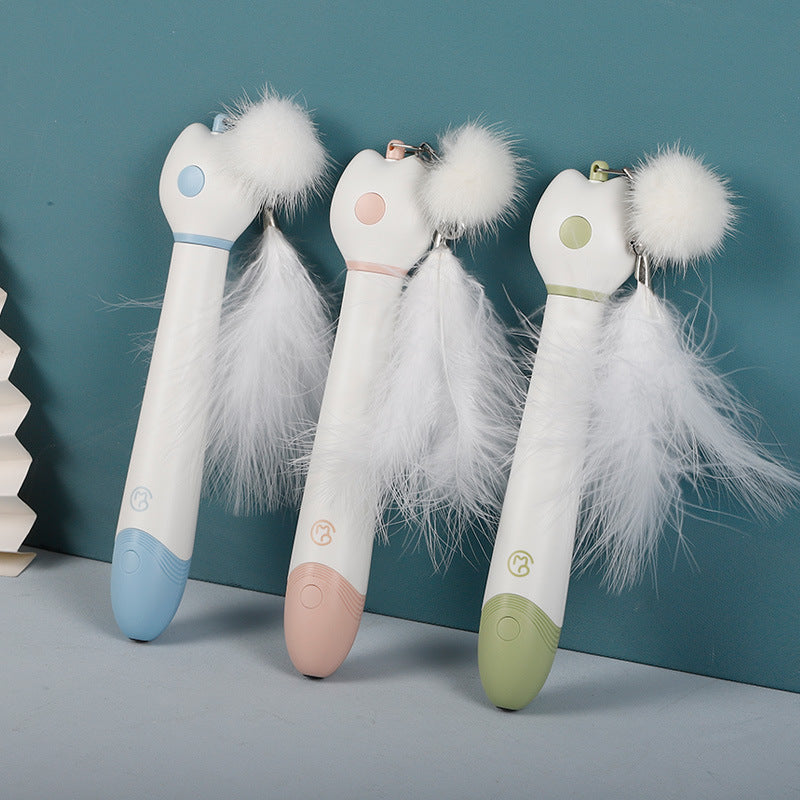 Telescopic Funny Cat Stick Toy