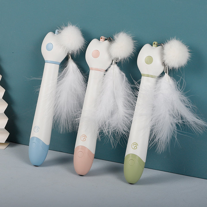 Telescopic Funny Cat Stick Toy