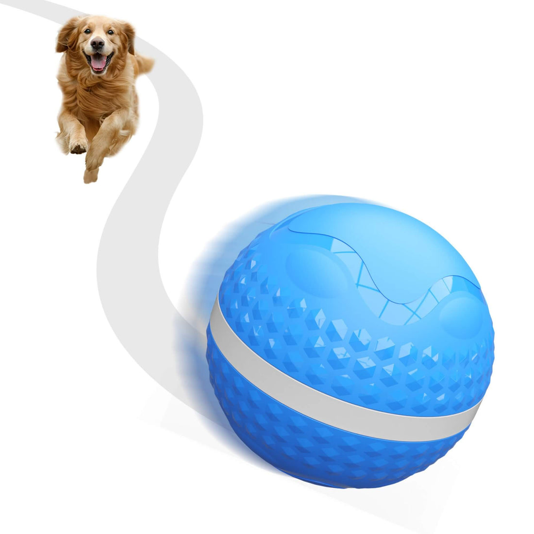interactive dog toy for bored dogs motion activated rolling ball